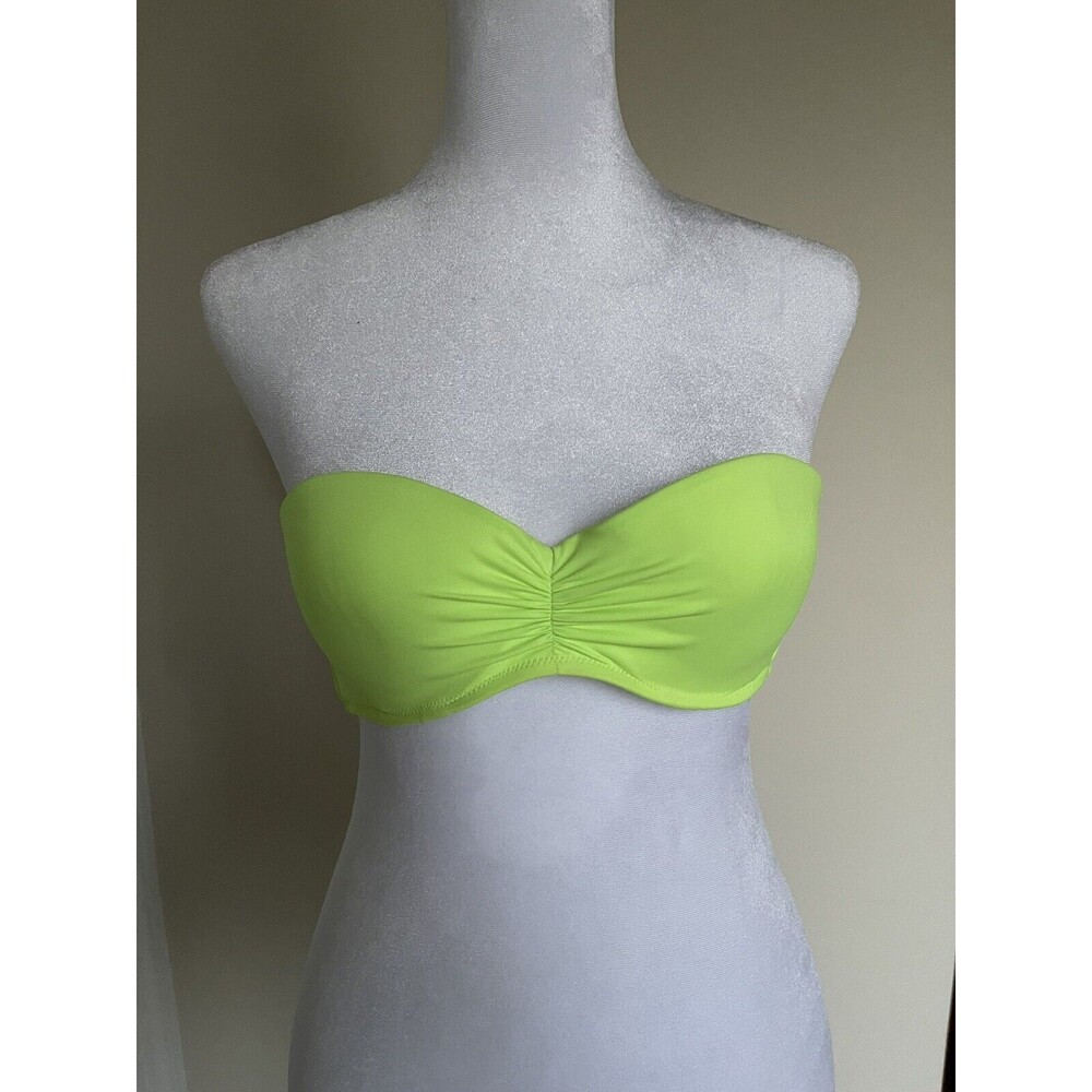 Victoria's Secret Women's Size Small Bikini Top Neon Green